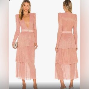 Sabina Musayev Carry Dress in Peach Size S